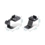 RUIGPRO Motorcycle Handlebar Alloy Phone Bracket for GoPro HERO9 Black / HERO8 Black /7 /6 /5, Insta360 One R, DJI Osmo Action, Xiaoyi Sport Cameras(Black)