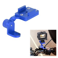 RUIGPRO Motorcycle Handlebar Alloy Phone Bracket for GoPro HERO9 Black / HERO8 Black /7 /6 /5, Insta360 One R, DJI Osmo Action, Xiaoyi Sport Cameras(Blue)