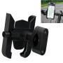 CS-1068A1 Motorcycle Aluminum Alloy Mobile Phone Holder Bracket, Handlebar Version (Black)