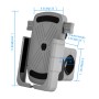 CS-1065A2 Motorcycle Aluminum Alloy Mobile Phone Holder Bracket, Handlebar Version(Silver)