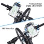 CS-1065A2 Motorcycle Aluminum Alloy Mobile Phone Holder Bracket, Handlebar Version(Silver)