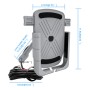 CS-1066B1 Motorcycle Aluminum Alloy Mobile Phone Holder Bracket with Charging Function, Mirror Holder Version (Black)