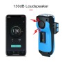 Multifunction 4  in 1 Phone Holder Bicycle Bell Power Bank  Cycling Lamp Flashlight(Blue)