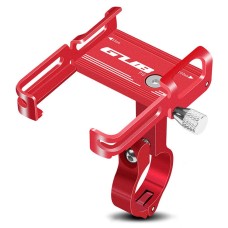 Gub P10 алюминиевый велосипедный держатель телефона (красный)