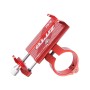 ZTTO Mountain Bike Bicycle Phone Holder Handlebar Frame Motorcycle Riding Bracket (Red)