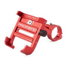 PROMEND SJJ-275 Bicycle Aluminum Alloy Phone Holder for Handlebar (Red)