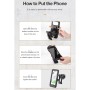 ROCK RPH0957 Universal Bicycle Riding Navigation Retractable Touch Screen Waterproof Mobile Phone Holder for 4.5-6.7 inch Mobile Phone