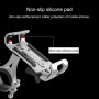 Universal Non-rotatable Aluminum Alloy Fixing Frame Motorcycle Bicycle Mobile Phone Holder (Gold)