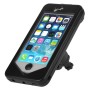 360 Degree Rotation 3 Layer (Plastic + Touch Panel Screen + Silicone Tray) Combination Bicycle Holder for iPhone 5 & 5S