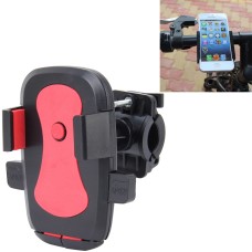 360 Degree Rotation Bicycle Phone Holder for iPhone 6 / iPhone 5 & 5C & 5S / iPhone 4 & 4S, Clip Size: 45mm-72mm(Red)