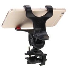 360 Degree Rotation Universal Mobile Phone Bicycle Clip Holder Cradle Stand, Clip Support Phone Width: up to 10cm(Black)