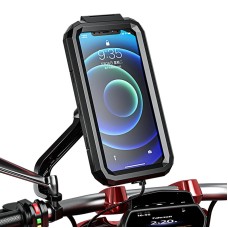 Kewig Bicycle Motorcycle Motorview Зеркальный зеркал водонепроницаемый держатель телефона (большой)