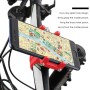 Battery Electric Vehicle Motorcycle Bicycle Riding Navigation Aluminum Alloy Mobile Phone Bracket(Black)