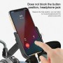 Bicycle Mobile Phone Holder Motorcycle Electric Car Navigation Mobile Phone Holder, Style:Handlebars(Black)