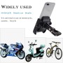 Bicycle Riding Navigation Mobile Phone Holder Motorcycle Car Aluminum Alloy Mobile Phone Holder(Handlebar Black)