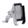 Bicycle Riding Navigation Mobile Phone Holder Motorcycle Car Aluminum Alloy Mobile Phone Holder(Rearview Mirror Silver)