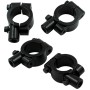 6 PCS Motorcycle Modification Accessories Handlebar Mirror Holder(M8 22mm Black)