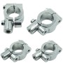 6 PCS Motorcycle Modification Accessories Handlebar Mirror Holder(M10 25mm Silver)