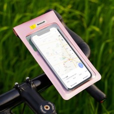 Rhinowalk SK300 Waterproof Bicycle Mobile Phone Bracket Drifting Swimming Cycling Phone Bag(Pink)