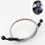 Motorcycle Modified Accessories Universal Steel Wire Braided High Temperature Resistance Brake Hose, Length: 575mm(Black)