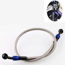 Motorcycle Modified Accessories Universal Steel Wire Braided High Temperature Resistance Brake Hose, Length: 575mm(Blue)