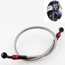 Motorcycle Modified Accessories Universal Steel Wire Braided High Temperature Resistance Brake Hose, Length: 575mm(Red)