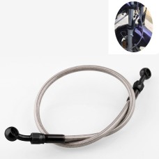 Motorcycle Modified Accessories Universal Steel Wire Braided High Temperature Resistance Brake Hose, Length: 945mm(Black)