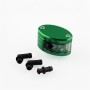 Modified Motorcycle Front Brake Fluid Reservoir Tank Oil Cup + Holder (Green)