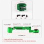 Modified Motorcycle Front Brake Fluid Reservoir Tank Oil Cup + Holder (Green)