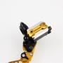 Universal Modified Motorcycle Off-road Vehicle Hand Brake Clutch Hydraulic Brake Lever (Gold)