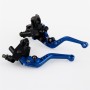 Universal Modified Motorcycle Off-road Vehicle Hand Brake Clutch Hydraulic Brake Lever (Blue)