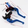 Universal Modified Motorcycle Off-road Vehicle Hand Brake Clutch Hydraulic Brake Lever (Blue)