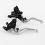 Universal Modified Motorcycle Off-road Vehicle Hand Brake Clutch Hydraulic Brake Lever (Silver)