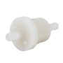 10 PCS Motorcycle White Cylinder Shape Gas Inline Fuel Filter for CG125