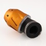 MB-AF019-OR Motorcycle Modification Accessories Universal Aluminum Alloy Mushroom Bullet Air Filter, Caliber: 35mm / 48mm