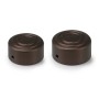 HP-A006 Motorcycle Modified Rear Axle Nut Covers Caps for Harley Sportster S(Brown)