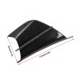 Motorcycle Winglet Aerodynamic Wing Kit Spoiler, Style:Matte Carbon