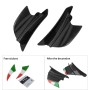 Motorcycle Winglet Aerodynamic Wing Kit Spoiler, Style:Forged Texture