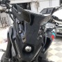 For Yamaha MT09 FZ09 21-22 Motorcycle Airflow Deflector Windshield(Black)