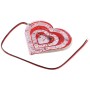 44 LEDs SMD 2835 Motorcycle Modified RGB Light Love Heart Flash Atmosphere Lamp, Diameter: 7.5cm, DC 12V