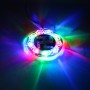 25 светодиодов SMD 2835 Модифицированная мотоцикл RGB Light Svastika Flash Atmosphere Lamper, диаметр: 8 см, DC 12V