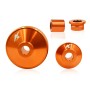 4 В 1 модификационный аксессуары модификации модификации алюминиевый сплав набор Hub (оранжевый)