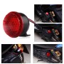 Мотоциклетные тормоза рог с красным светодиодным светом 12 В 6 тонов + светодиодная лампа