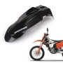 Модифицированный мотоцикл мотоциклера переднего колеса пылеипроницаемые брызговики для брызговиков для Yamaha / Suzuki / Ktm (черный)