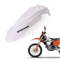 Модифицированный мотоцикл мотоциклера переднего колеса пылеипроницаемые брызговики для брызговиков для Yamaha / Suzuki / Ktm (белый)