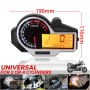 SpeedPark Universal Motorcycle Instrument Красочный светодиодный ЖК-диспетей