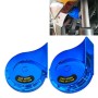 2 PCS / Set 12V Motorcycle Electric Car Modified Mono Horn(Blue)