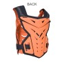 SUV Motorcycle Armor Vest Motorcycle Anti-impact Riding Chest Armor Off-Road Racing Protective Vest(Orange)