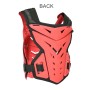 SUV Motorcycle Armor Vest Motorcycle Anti-impact Riding Chest Armor Off-Road Racing Protective Vest(Red)