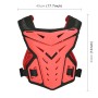 SUV Motorcycle Armor Vest Motorcycle Anti-impact Riding Chest Armor Off-Road Racing Protective Vest(Red)